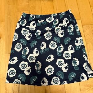 Golftini A-Line Skirt in Navy and White